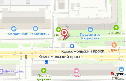 Салон цветов Megaflowers на Комсомольском проспекте на карте