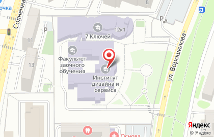 Банкомат Челябинвестбанк на улице Ворошилова на карте