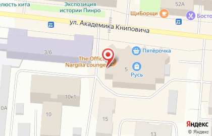 Мастерская ручной гравировки на улице Академика Книповича на карте