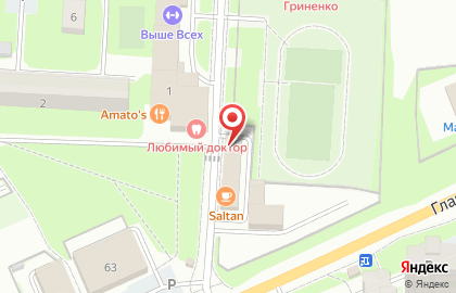 Продуктовый магазин в Санкт-Петербурге на карте