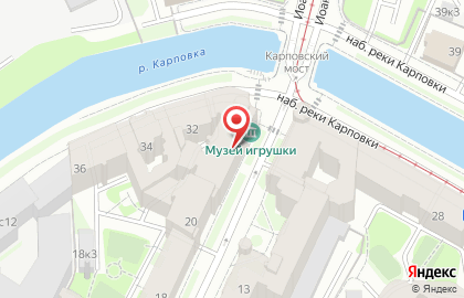 Санкт-Петербургский музей игрушки на карте