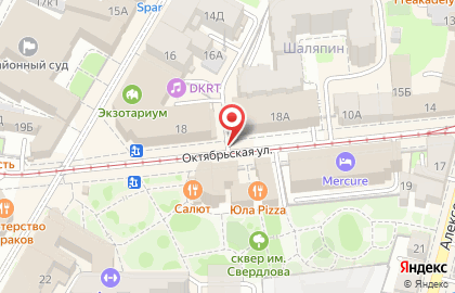 GRS на Октябрьской улице на карте