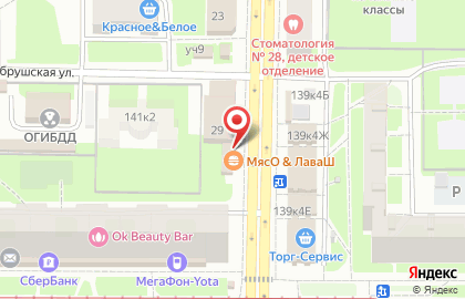 Продуктовый магазин в Санкт-Петербурге на карте