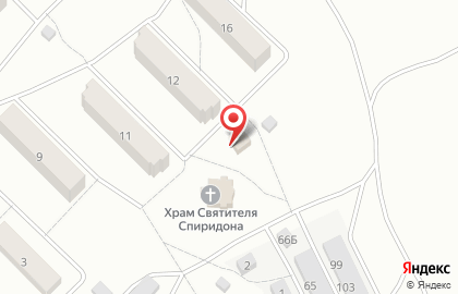Храм Святителя Спиридона Тримифунтского в Рязани на карте
