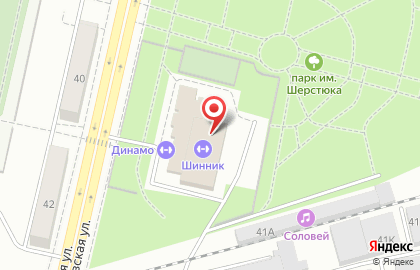 Детская футбольная школа "Юниор" на Ростовской на карте