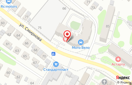 Оценочная компания БизнесОценка на улице Смирнова на карте