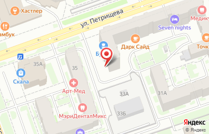 Студия загара Sun Studio на улице Петрищева на карте
