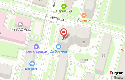 Стоматология Жемчужина на Садовой улице на карте