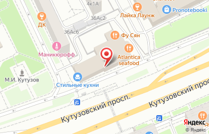 Мини-маркет Азбука daily на Кутузовском проспекте на карте