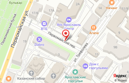 4 сезона в Первомайском переулке на карте