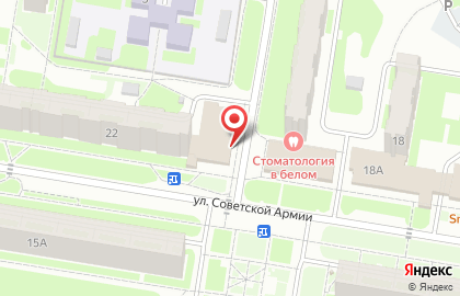 Продовольственный магазин ГосударЪ на улице Советской Армии на карте