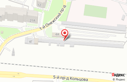 Центр кузовного ремонта на проспекте Строителей на карте