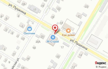 Строительный магазин М-строй на карте
