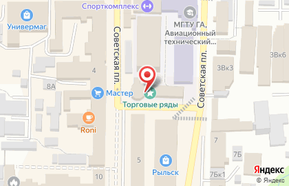 Россельхозбанк, АО на Советской площади на карте
