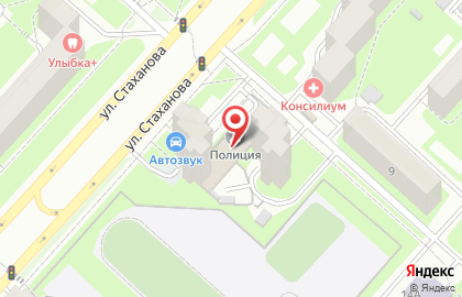 Участковый пункт полиции отдел полиции №7, Управление МВД России по г. Липецку на карте