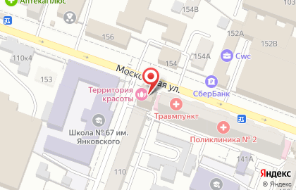 Студия косметических услуг DPSP epilier на Московской улице на карте