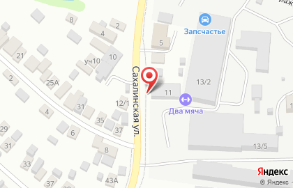 Магазин Диана на Сахалинской улице на карте