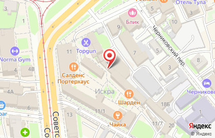 Торгово-монтажная компания Bravo на Советской улице на карте