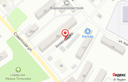 1C в Базарном переулке на карте