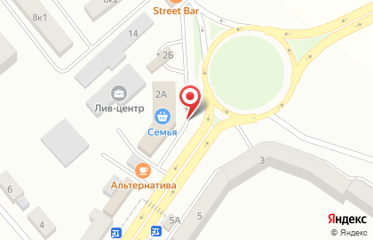 Рим на улице Гагарина на карте