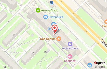 Торгово-монтажная компания Окна Люкс на Советской улице на карте