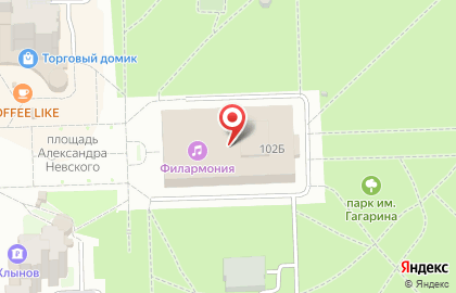 Областной Дворец молодежи на улице Ленина на карте