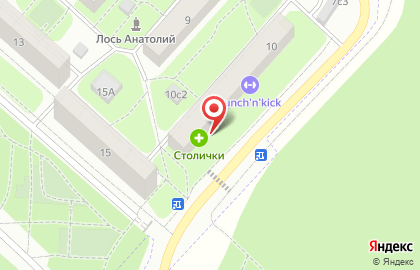 Спортивная секция в Москве на карте