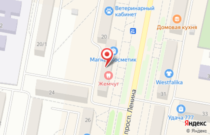 Стоматология Жемчуг на проспекте имени В.И. Ленина на карте
