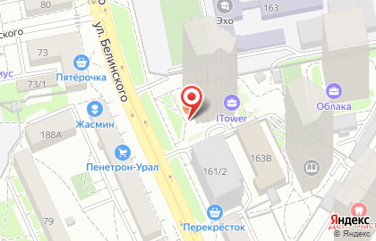 Салон бытовых услуг на улице Белинского, 163а на карте