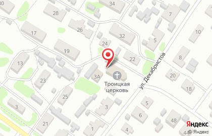 Троицкая церковь, с. Кощаково на карте
