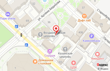 Ангары от компании ЯНА на улице Островского на карте