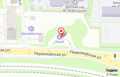 АЗС Shell в Новосибирске на карте