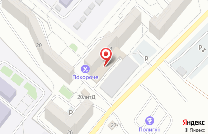 Служба доставки пиццы Roket Food на карте