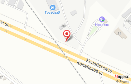 Строительный супермаркет Леруа Мерлен на Копейском шоссе на карте