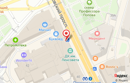 Банкомат Восточный на Каменноостровском проспекте на карте