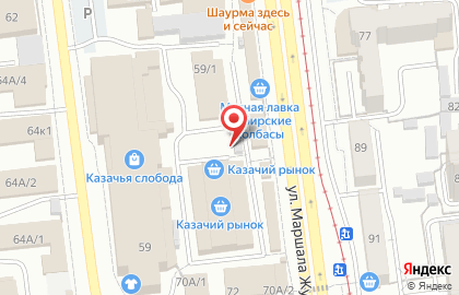 Киоск по продаже рыбы на улице Пушкина на карте