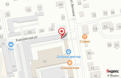 Оптово-розничный склад Оптово-розничный склад на улице Вяткина на карте