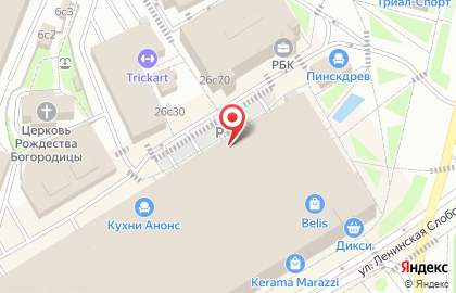 Студия кухни Arva на метро Автозаводская на карте