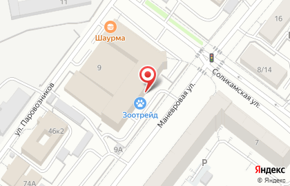 Зоосалон Зоотрейд на карте