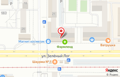 Аптека Фармленд на улице Жукова на карте