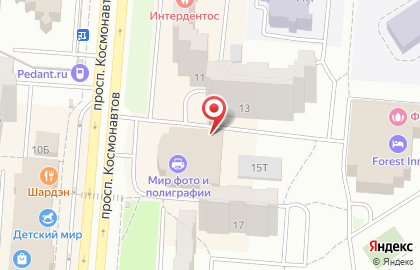 Учебный центр Авто-клуб на проспекте Космонавтов на карте