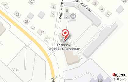 Газпром газораспределение Уфа в Уфе на карте