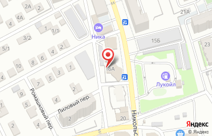 Пекарня Булочка на Никольской улице на карте