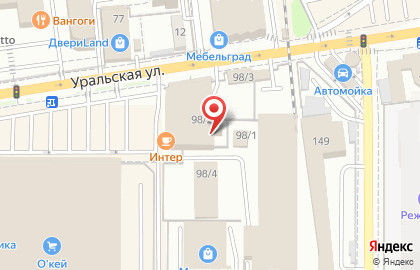 Магазин медицинской одежды Elit на Уральской улице на карте