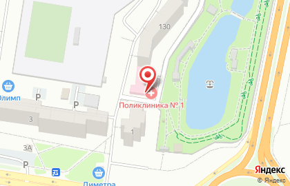 Детская городская клиническая больница Детская поликлиника №1 в Благовещенске на карте