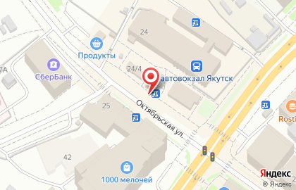Микрокредитная компания РосДеньги на Октябрьской улице на карте