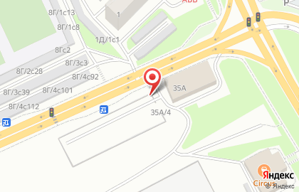 Автостоянка в Красноярске на карте