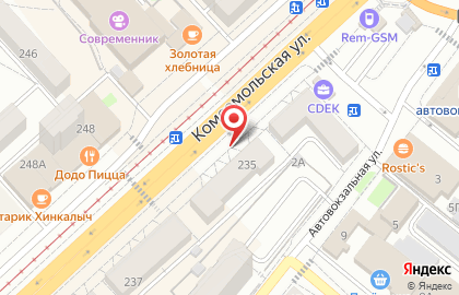 ОАО Восточный экспресс банк в Заводском районе на карте