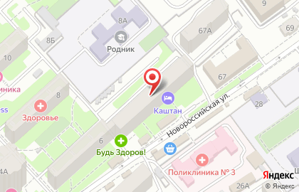  Аптека Будь здоров! на Невской улице на карте