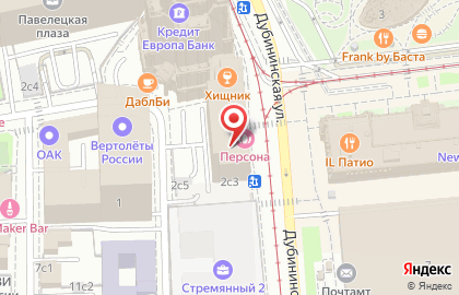 Кафе-пекарня Хлеб Насущный на Павелецкой площади на карте